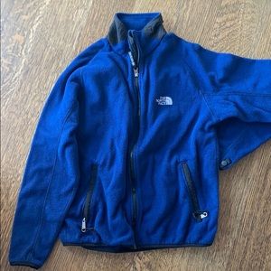 North Face royal blue women’s polar fleece small